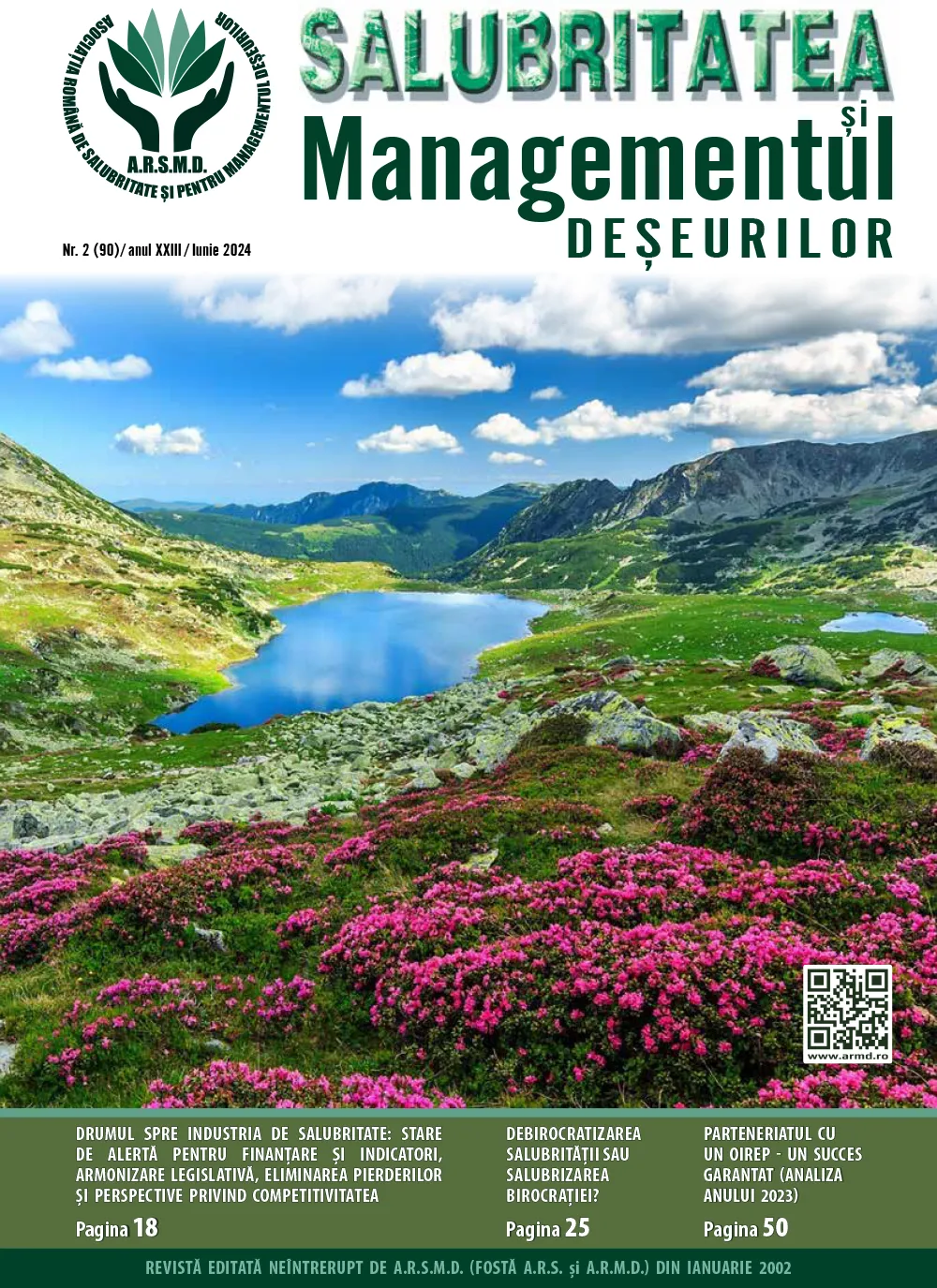 Cover of Salubritatea și Managementul Deșeurilor magazine No. 2 (90) — June 2024