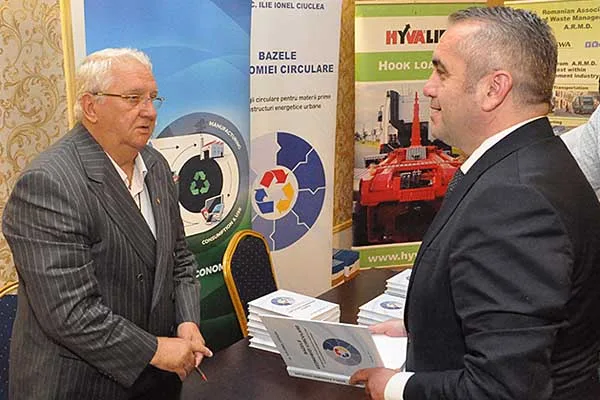 Lansarea volumului „Bazele economiei circulare” la Conferința Internațională A.R.M.D. – ISWA, Mamaia, iunie 2018