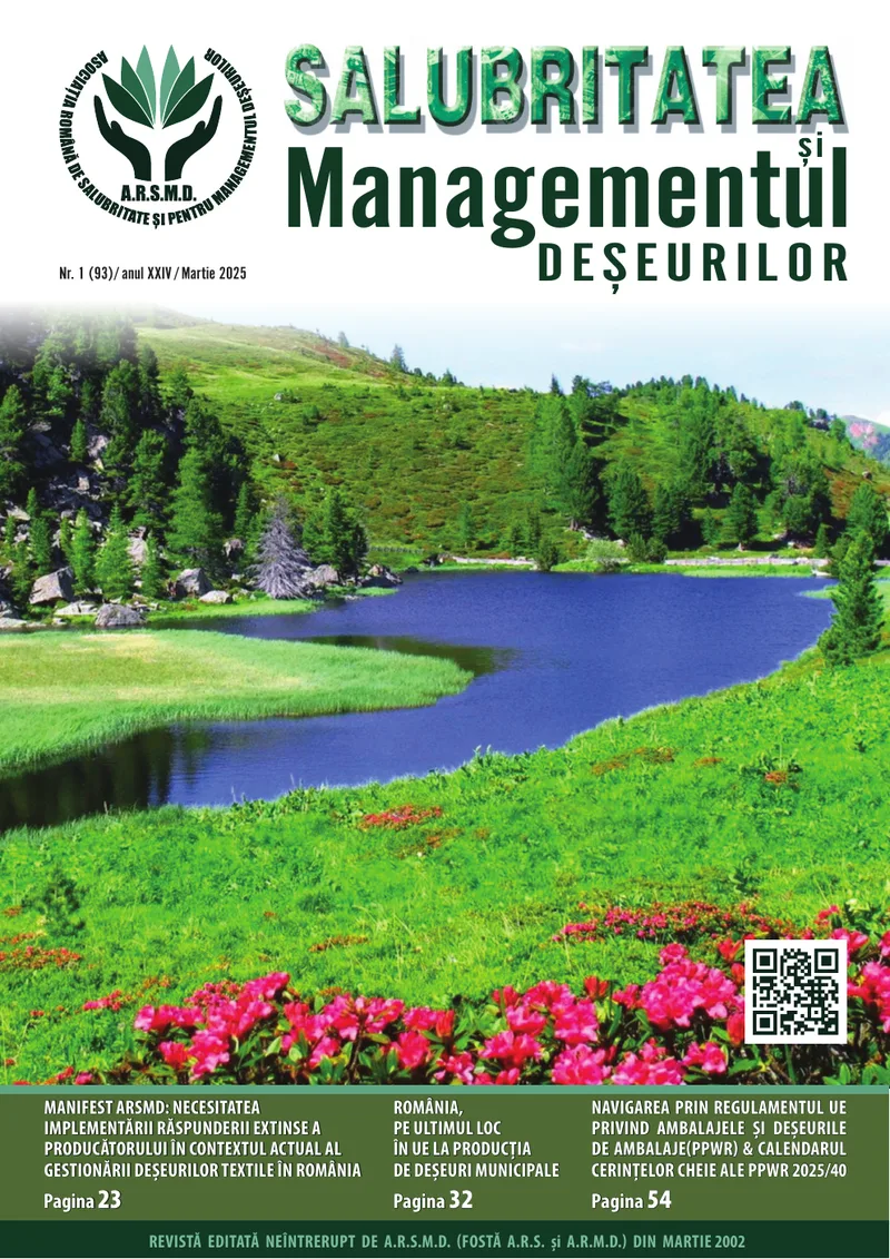 Cover of Salubritatea și Managementul Deșeurilor magazine No. 1 (93) — March 2025
